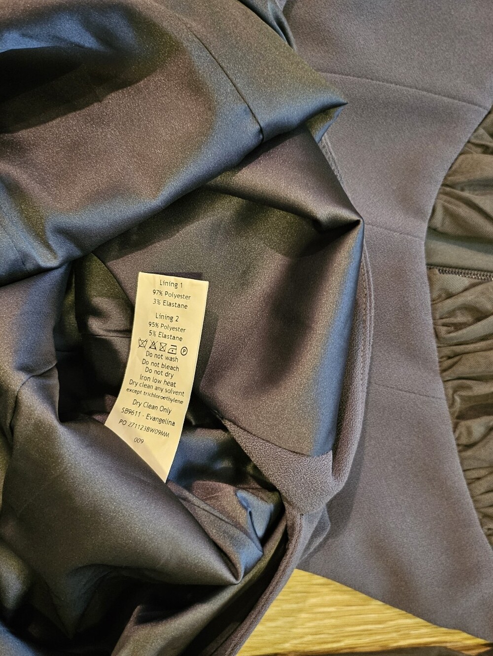 HOUSE OF CB 'Evangelina' Slate Plunge Maxi Dress - Picture 14 of 14